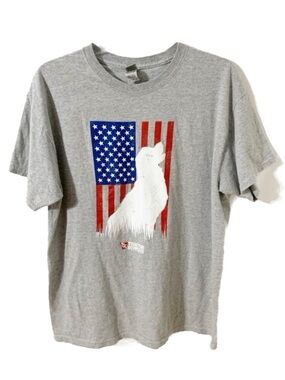 Gildan Heavy Cotton Blend Tractor Supply Graphic Tee Short Sleeve Crewneck🇺🇸🐶